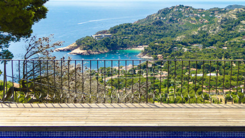 Casa de luxe amb vistes al mar i piscina en venda a Aiguablava, Begur