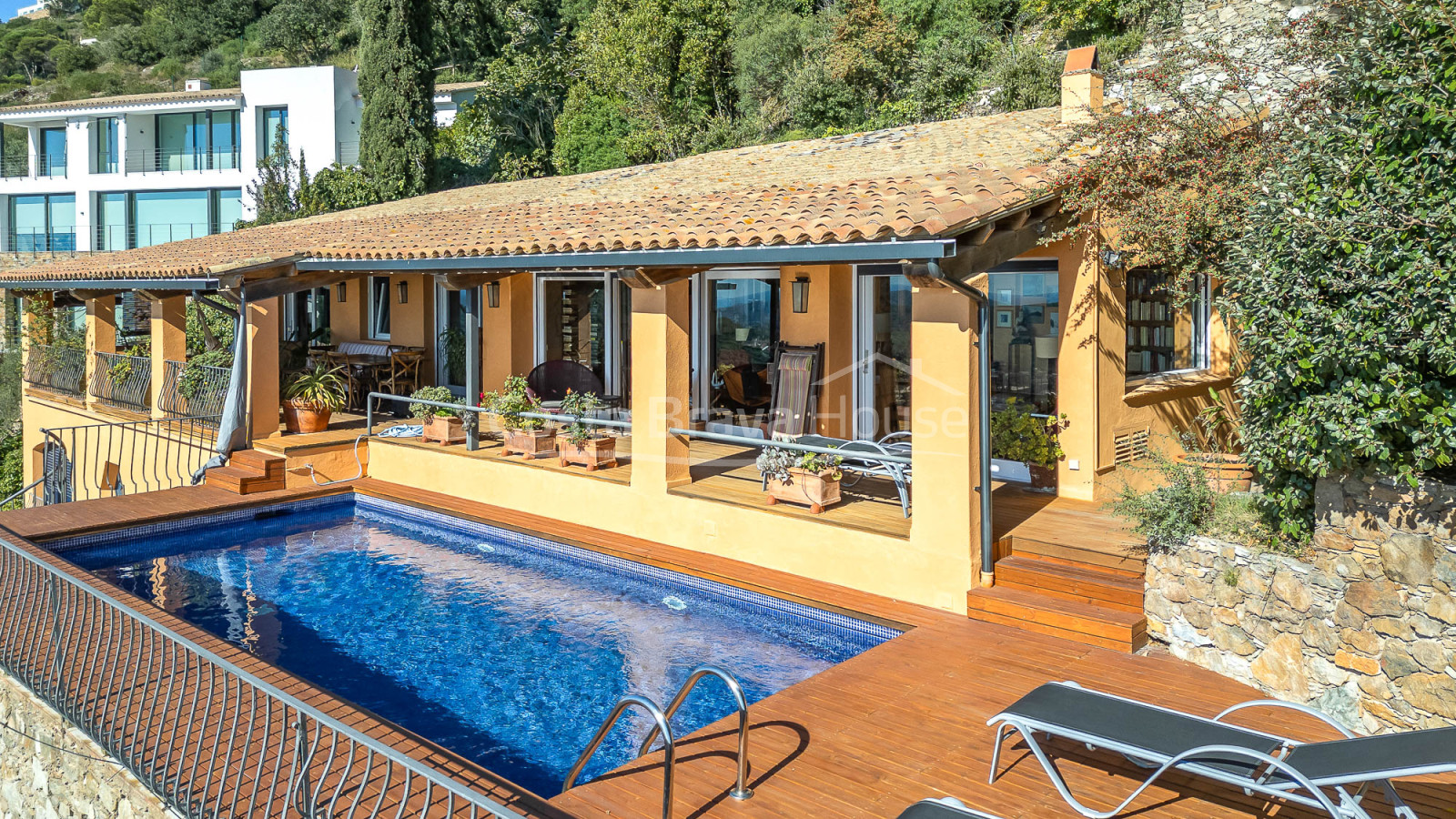 Casa de luxe amb vistes al mar i piscina en venda a Aiguablava, Begur
