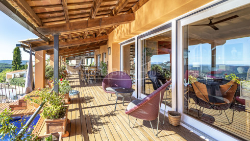 Casa de luxe amb vistes al mar i piscina en venda a Aiguablava, Begur