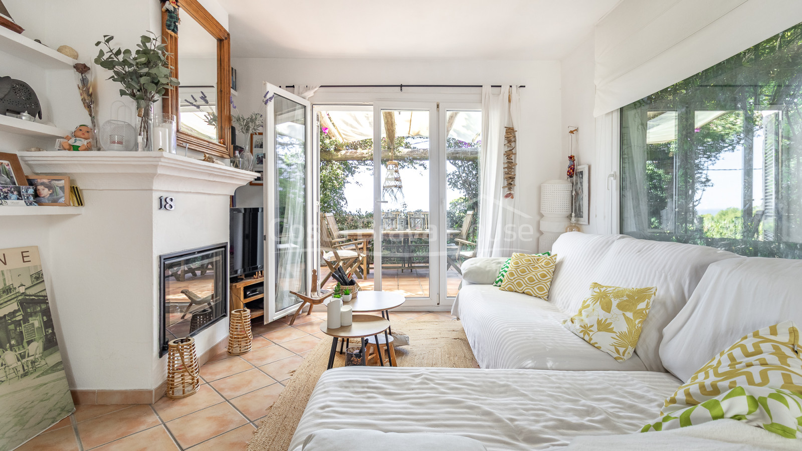 casa mediterránea con vistas al mar en venta en Begur Sa Tuna