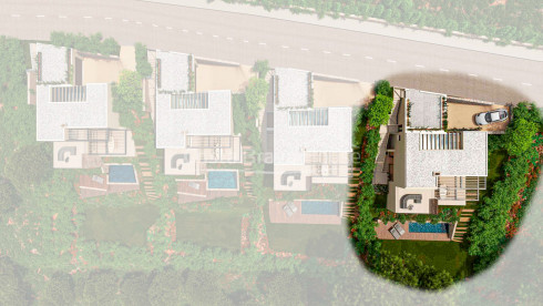 villa moderna en venta en Sa Riera Begur con piscina y vistas al mar