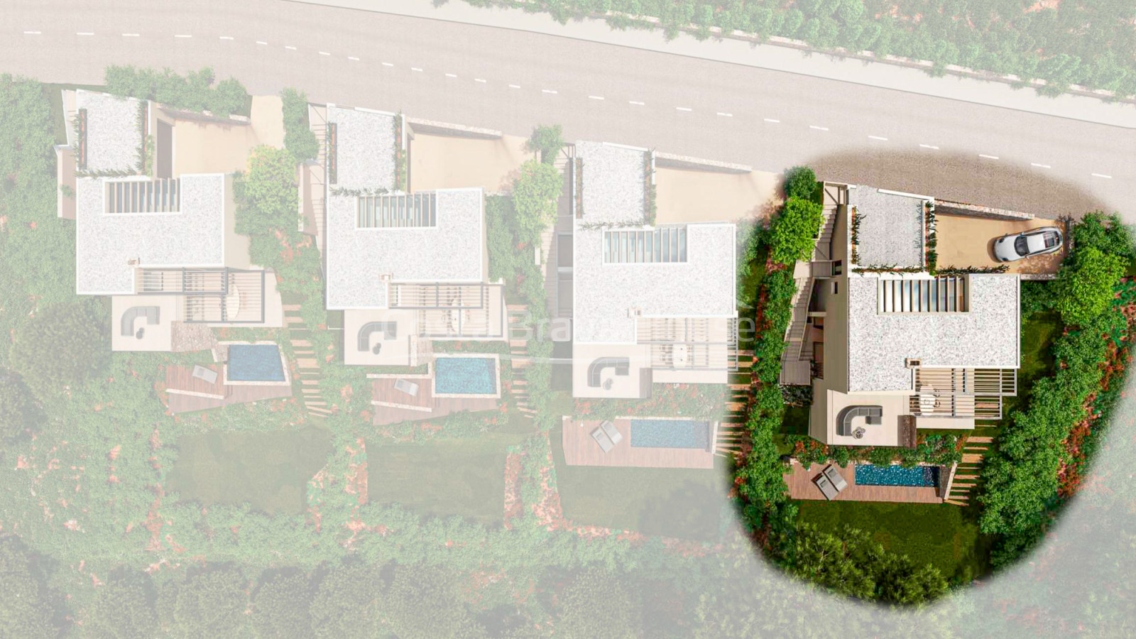 vila moderna en venda a Sa Riera Begur amb piscina i vistes al mar