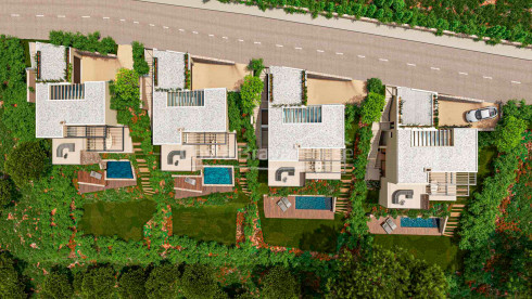 vila moderna en venda a Sa Riera Begur amb piscina i vistes al mar