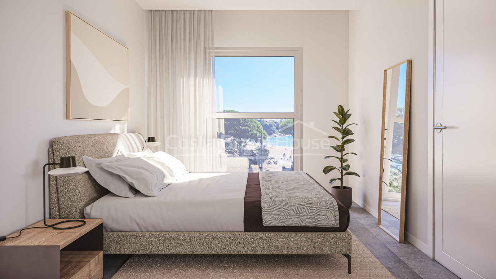 Nieuwbouwappartement te koop vlak bij het strand van La Fosca, Palamós, met gemeenschappelijk zwembad