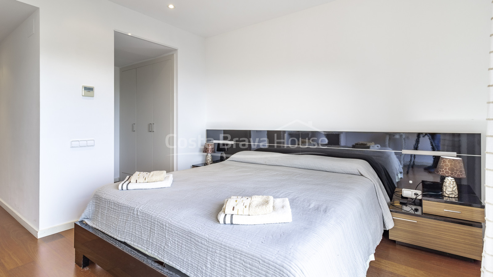 Contemporary house in Sa Riera with sea views, stepped terraces and private pool