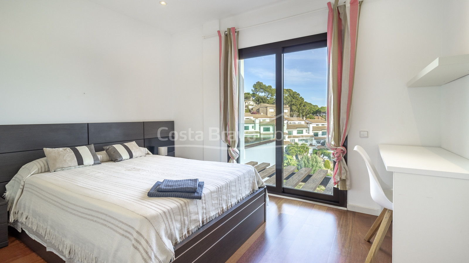 Contemporary house in Sa Riera with sea views, stepped terraces and private pool