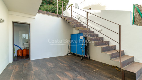 Contemporary house in Sa Riera with sea views, stepped terraces and private pool