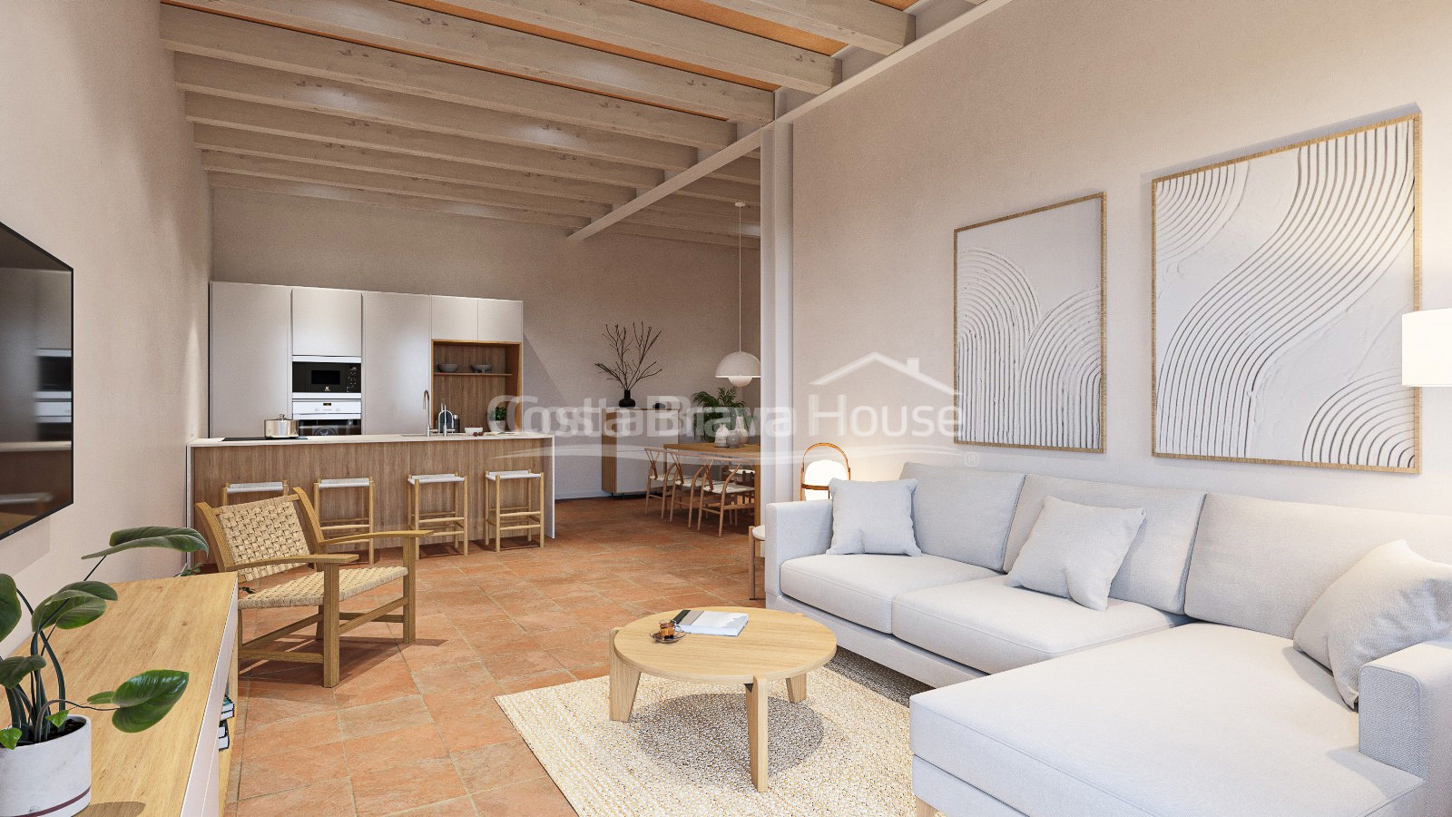 Appartement neuf à vendre dans le centre historique de Begur au design contemporain