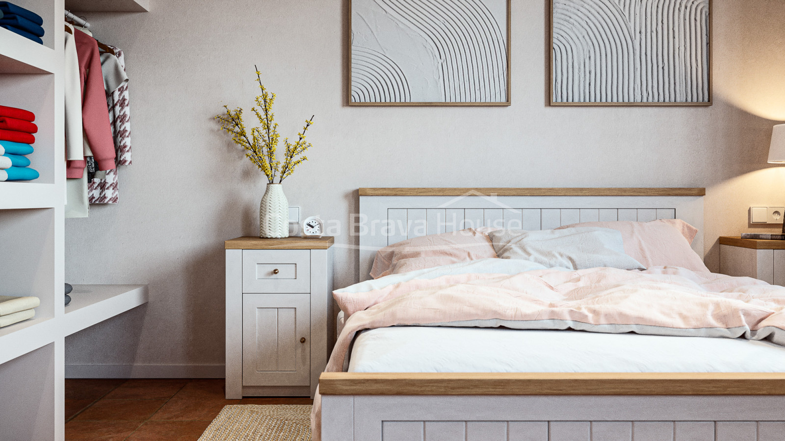 Apartament d’obra nova en venda al centre històric de Begur amb disseny contemporani