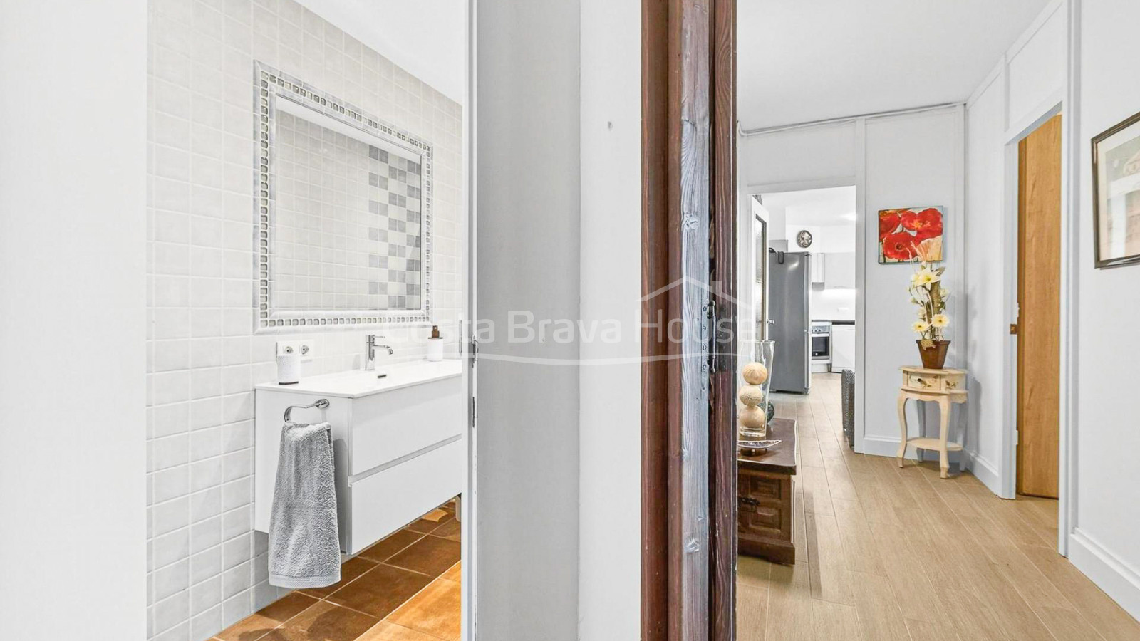 Appartement aan zee met privéterras in het complex Cap Sa Sal