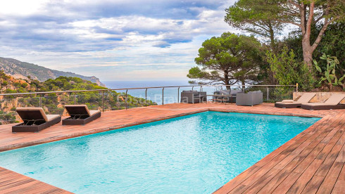 House in Aiguablava with pool and terrace with panoramic sea views