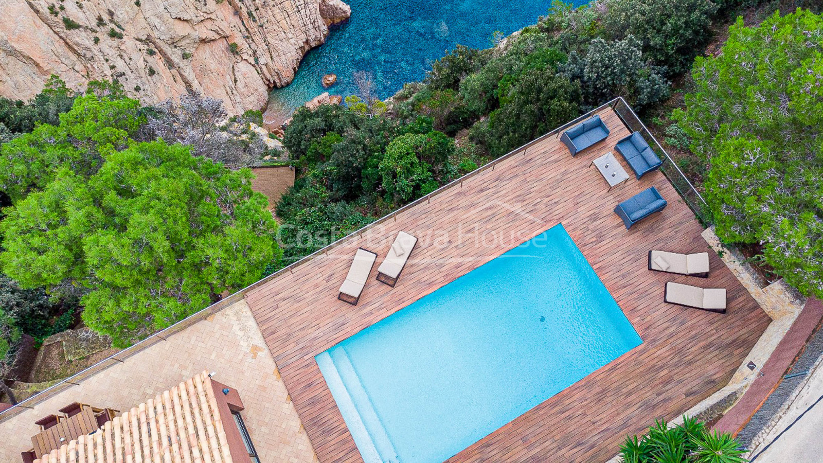 House in Aiguablava with pool and terrace with panoramic sea views