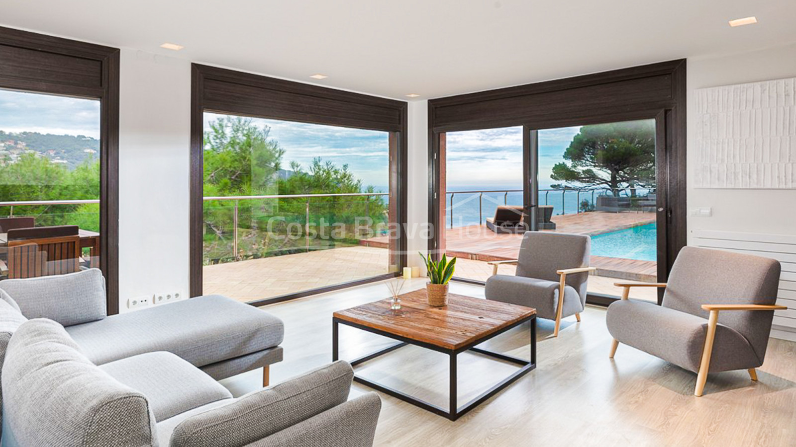 Maison à Aiguablava avec piscine et terrasse avec vues panoramiques sur la mer