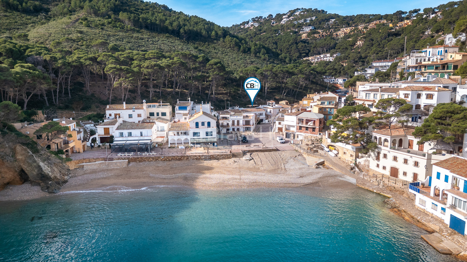 House for sale in Sa Tuna, Begur, frontline sea with terrace and garage