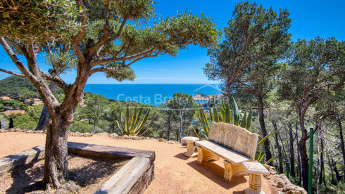 Villa avec piscine et terrasses avec vue sur la mer sur la crique de Sa Tuna, Begur