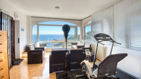 Villa with pool and terraces overlooking the sea in Sa Tuna cove, Begur