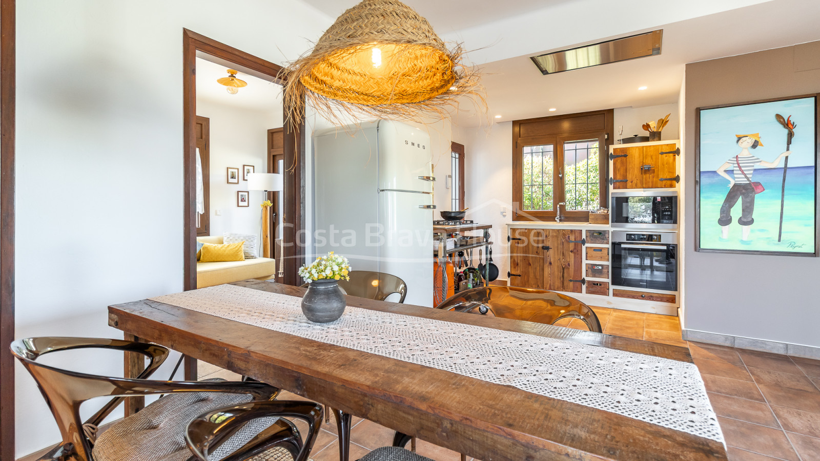 Maison à vendre à Pals avec terrasses, garage fermé, sauna privé et vues dégagées