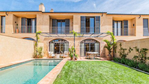 Nieuwbouwhuis in Gualta met privézwembad en hoogwaardig design in de Baix Empordà