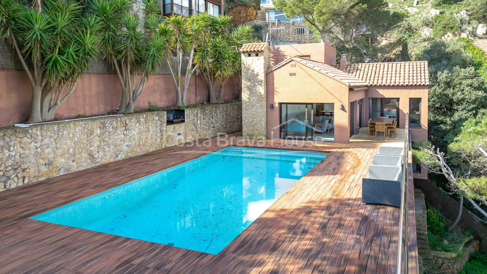 Maison à Aiguablava avec piscine et terrasse avec vues panoramiques sur la mer