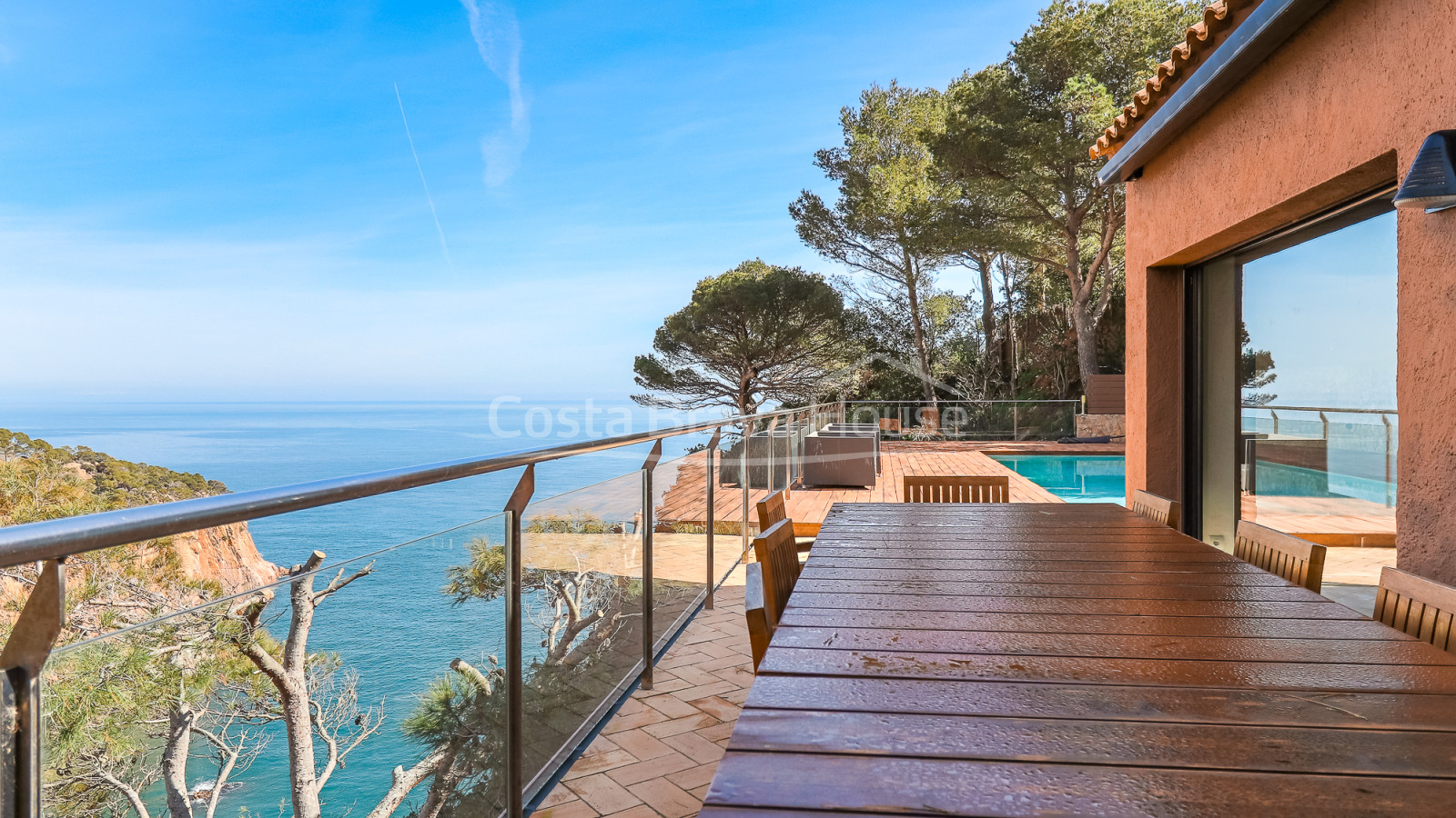 Casa en Aiguablava con piscina y terraza con vistas panorámicas al mar
