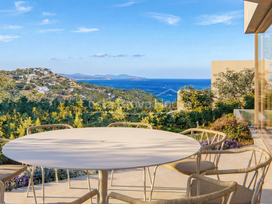 Villa de obra nueva en venta en Sa Riera Begur con piscina infinity vistas al mar 4 dormitorios y garaje doble