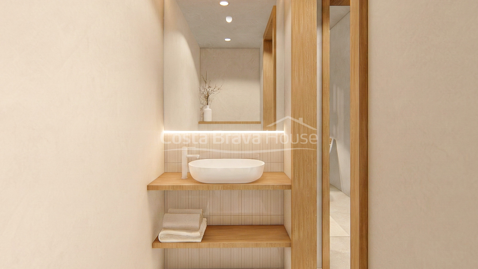 Modern villa in Sa Riera Begur with infinity pool and panoramic sea views