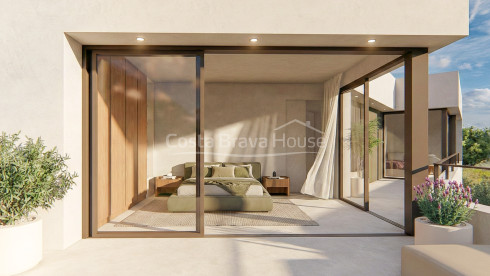 Modern villa in Sa Riera Begur with infinity pool and panoramic sea views