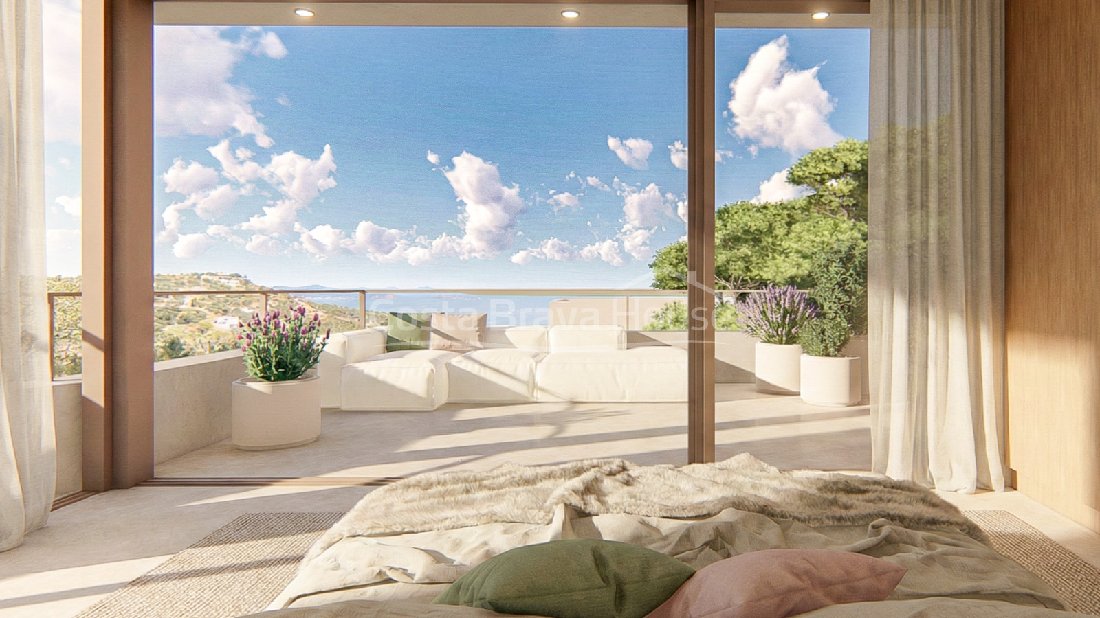 Vila moderna a Sa Riera Begur amb piscina infinity i vistes panoràmiques al mar