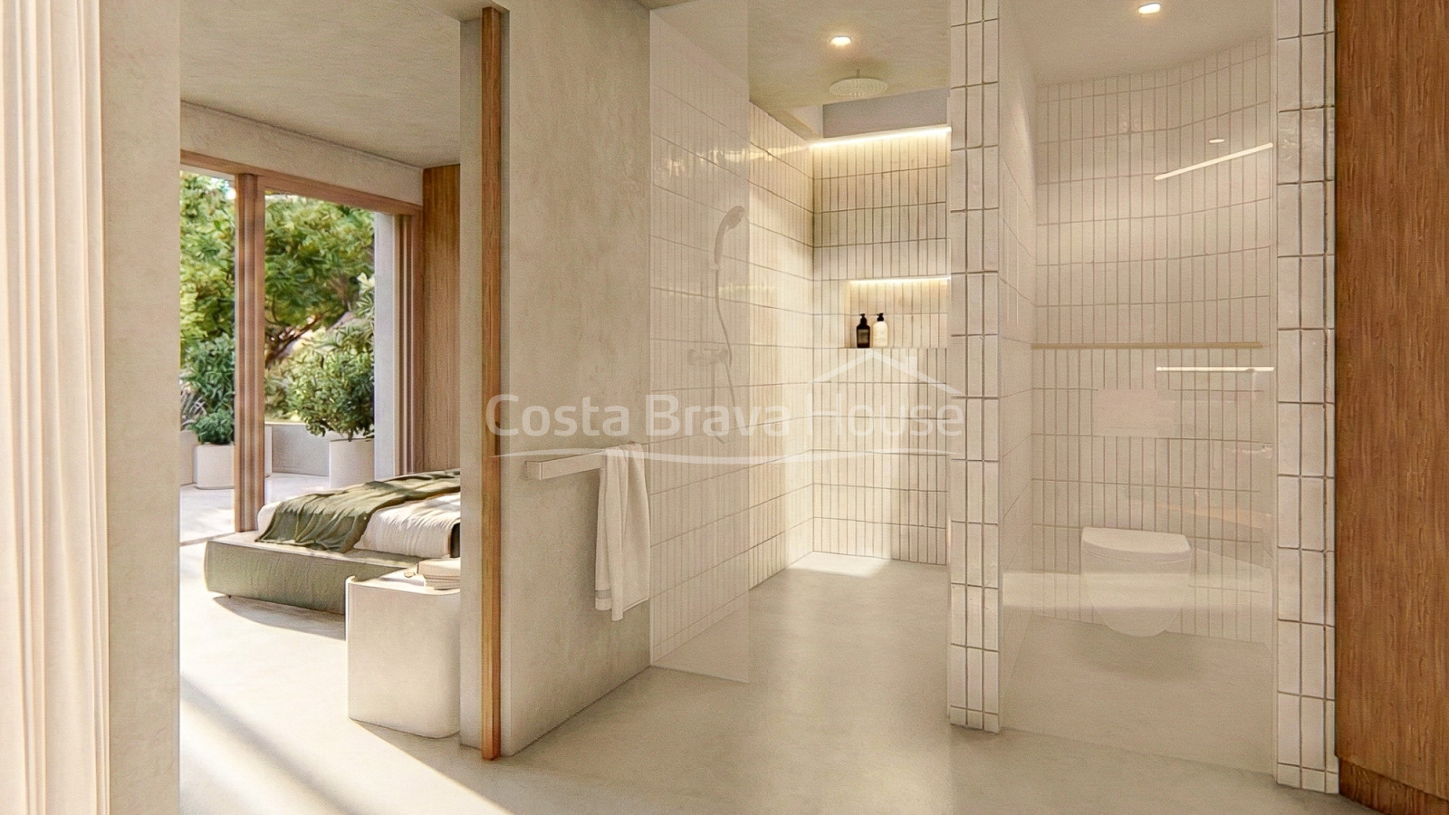 Villa moderna en Sa Riera Begur con piscina infinity y vistas panoramicas al mar