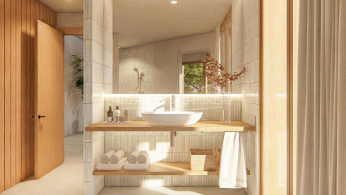 Modern villa in Sa Riera Begur with infinity pool and panoramic sea views