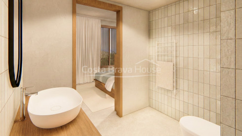 Modern villa in Sa Riera Begur with infinity pool and panoramic sea views