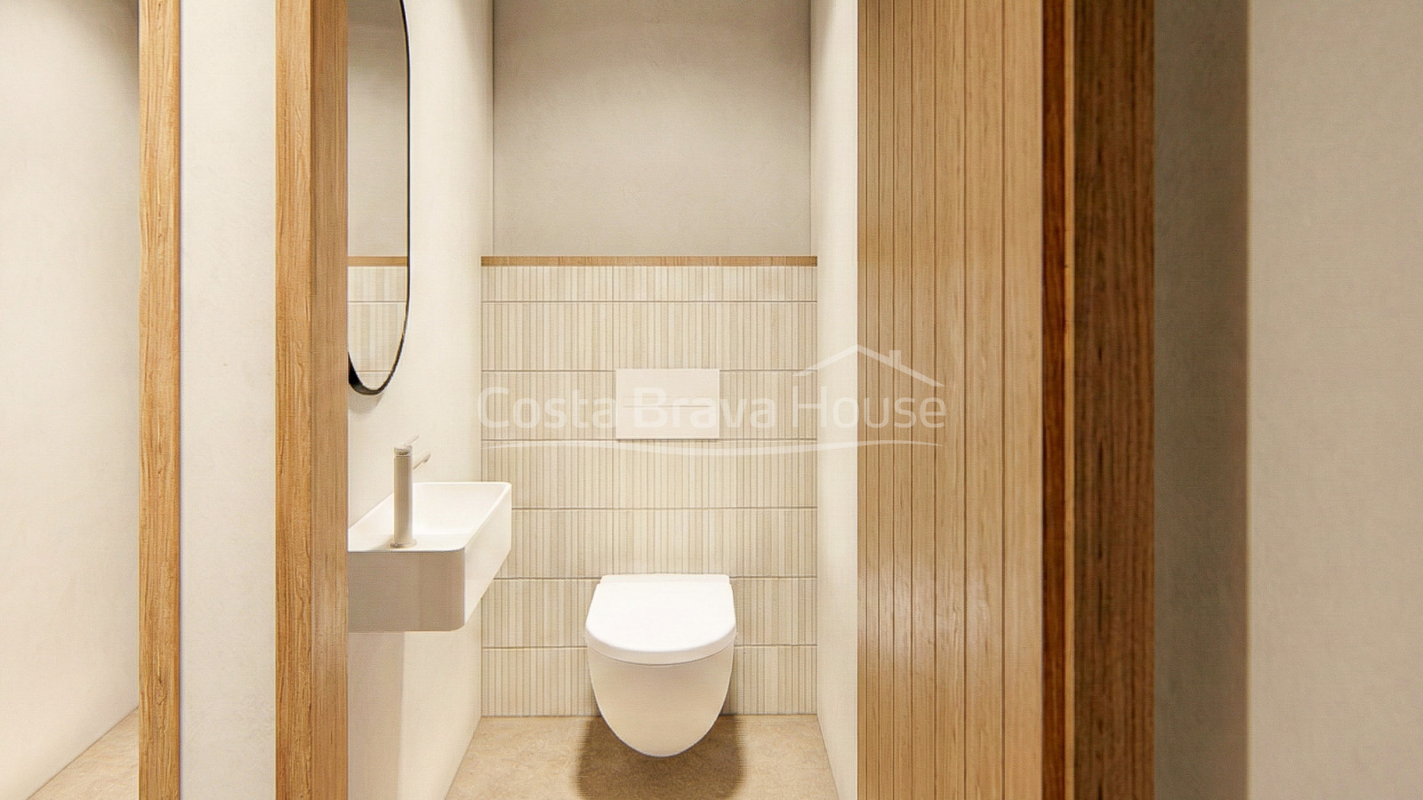 Modern villa in Sa Riera Begur with infinity pool and panoramic sea views