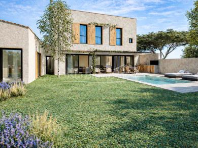 Maison mitoyenne neuve à vendre à Els Masos de Pals avec 4 chambres, piscine privée et garage