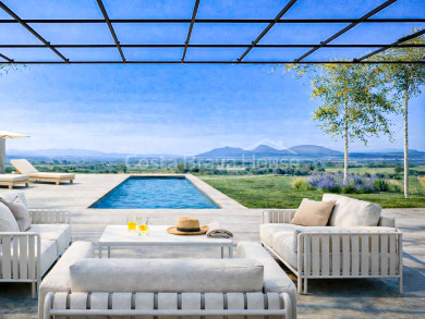 Newly built semi-detached house for sale in Els Masos de Pals with 4 bedrooms, private pool and garage