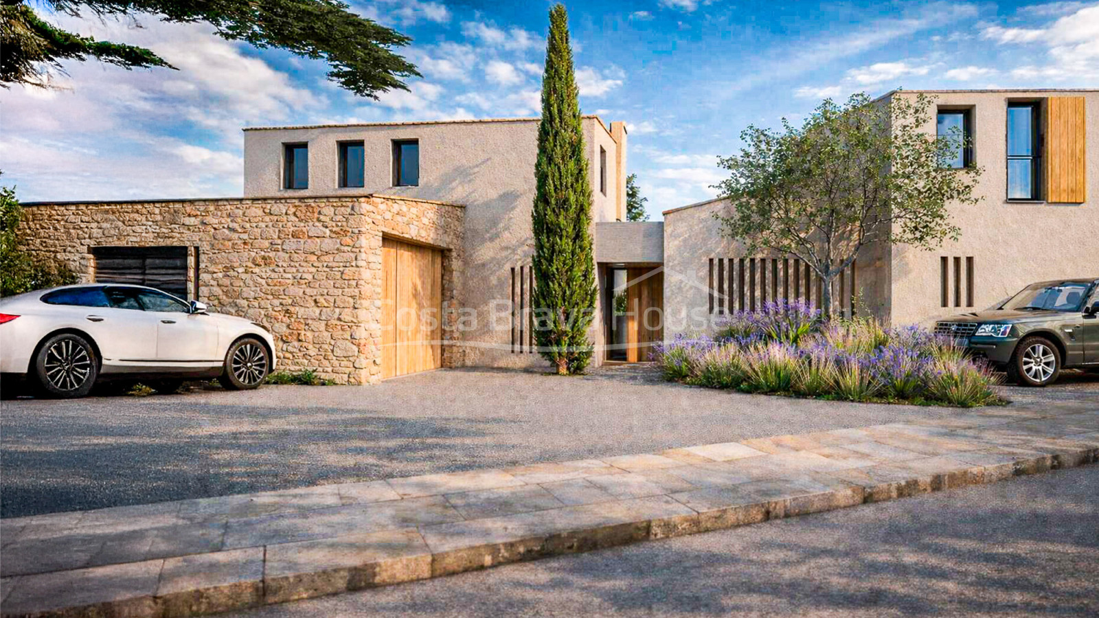 Casa adosada moderna en Pals con piscina privada, terraza y diseño contemporáneo