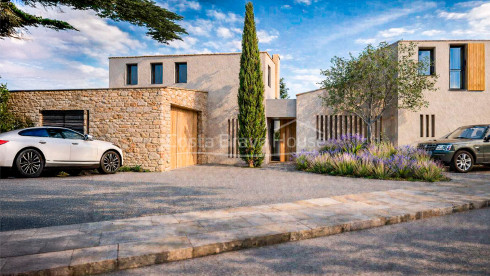 Maison mitoyenne moderne à Pals avec piscine privée, terrasse et design contemporain