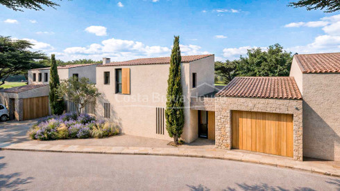 Casa adosada moderna en Pals con piscina privada, terraza y diseño contemporáneo