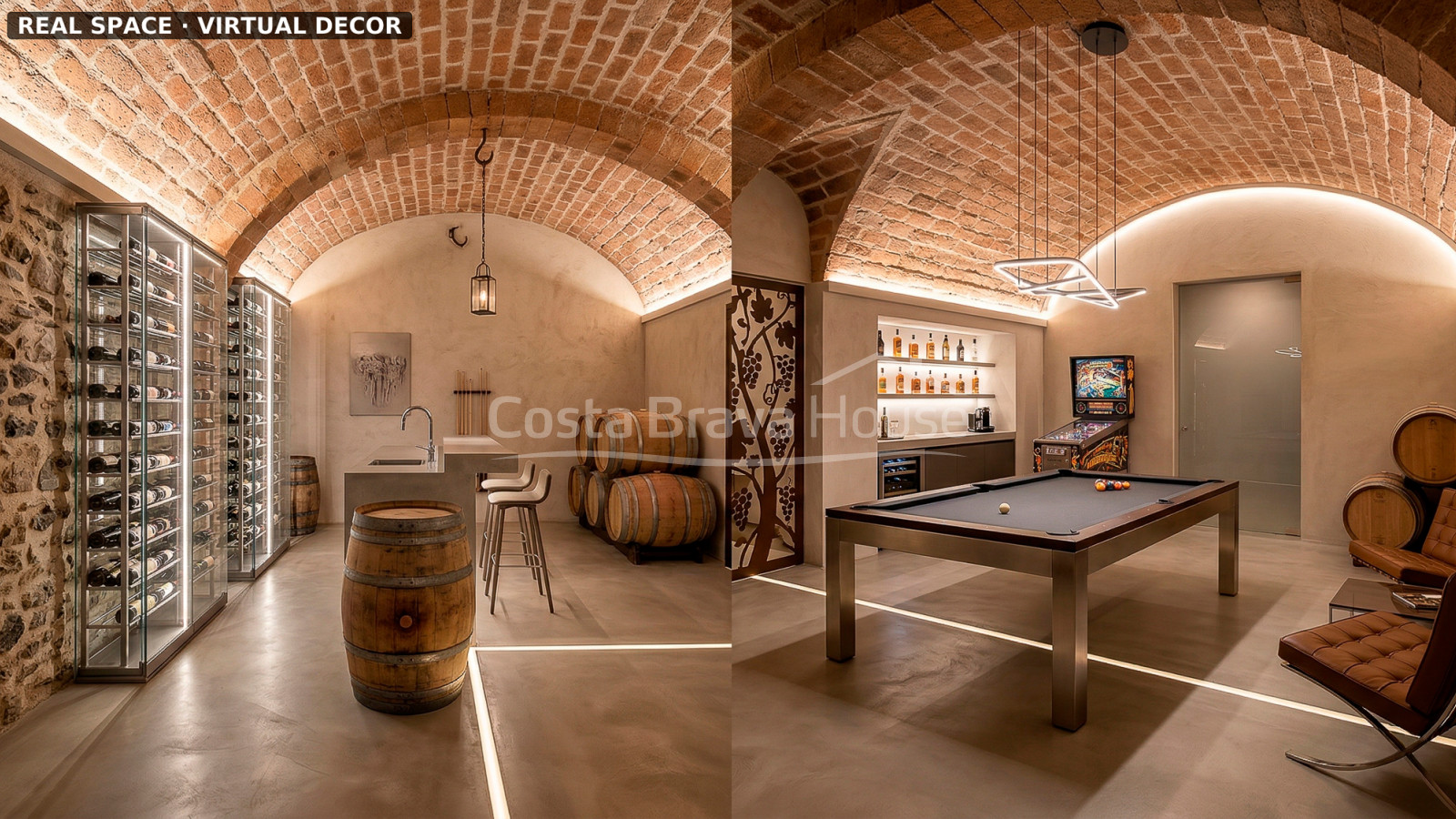 Country house in Calonge with large land, mountain views and original Catalan vault