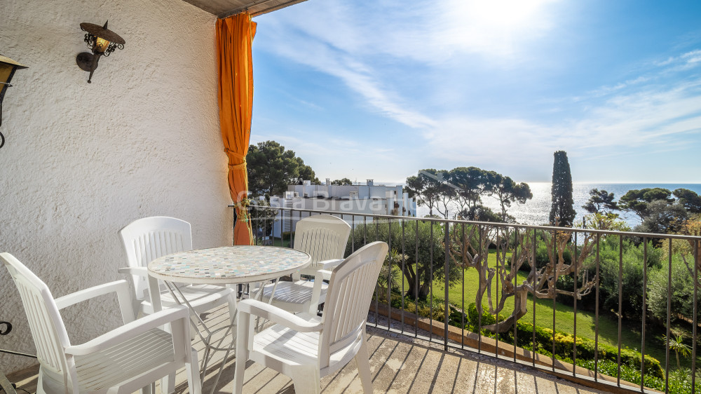 Appartement in Aiguablava met terras en zeezicht vlak bij Platja Fonda