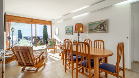 Apartment in Aiguablava with terrace and sea views near Playa Fonda