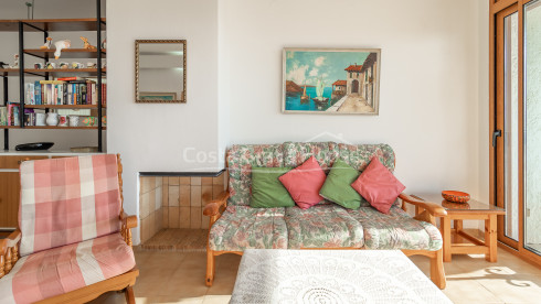 Apartament a Aiguablava amb terrassa i vistes al mar a prop de Playa Fonda