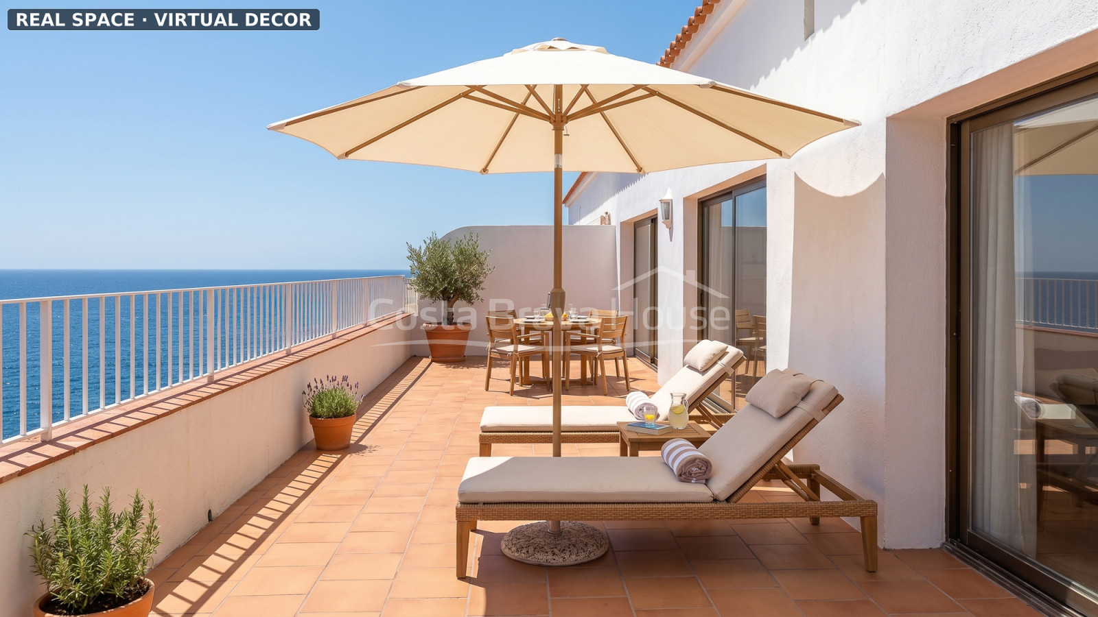 Appartement in Begur met terras, panoramisch zeezicht en toeristische vergunning