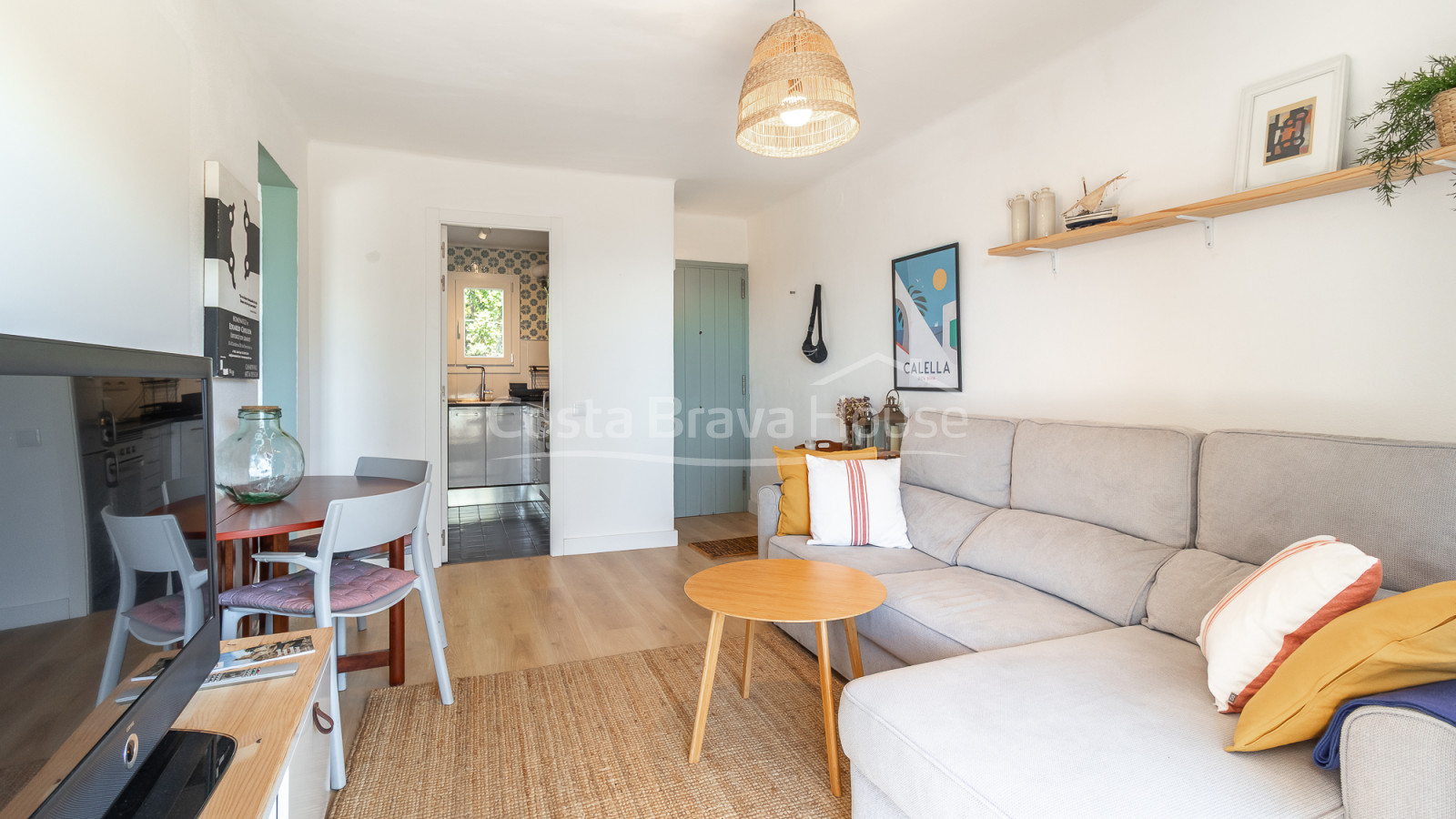 Apartament reformat amb terrassa privada a prop de la platja del Golfet a Calella de Palafrugell