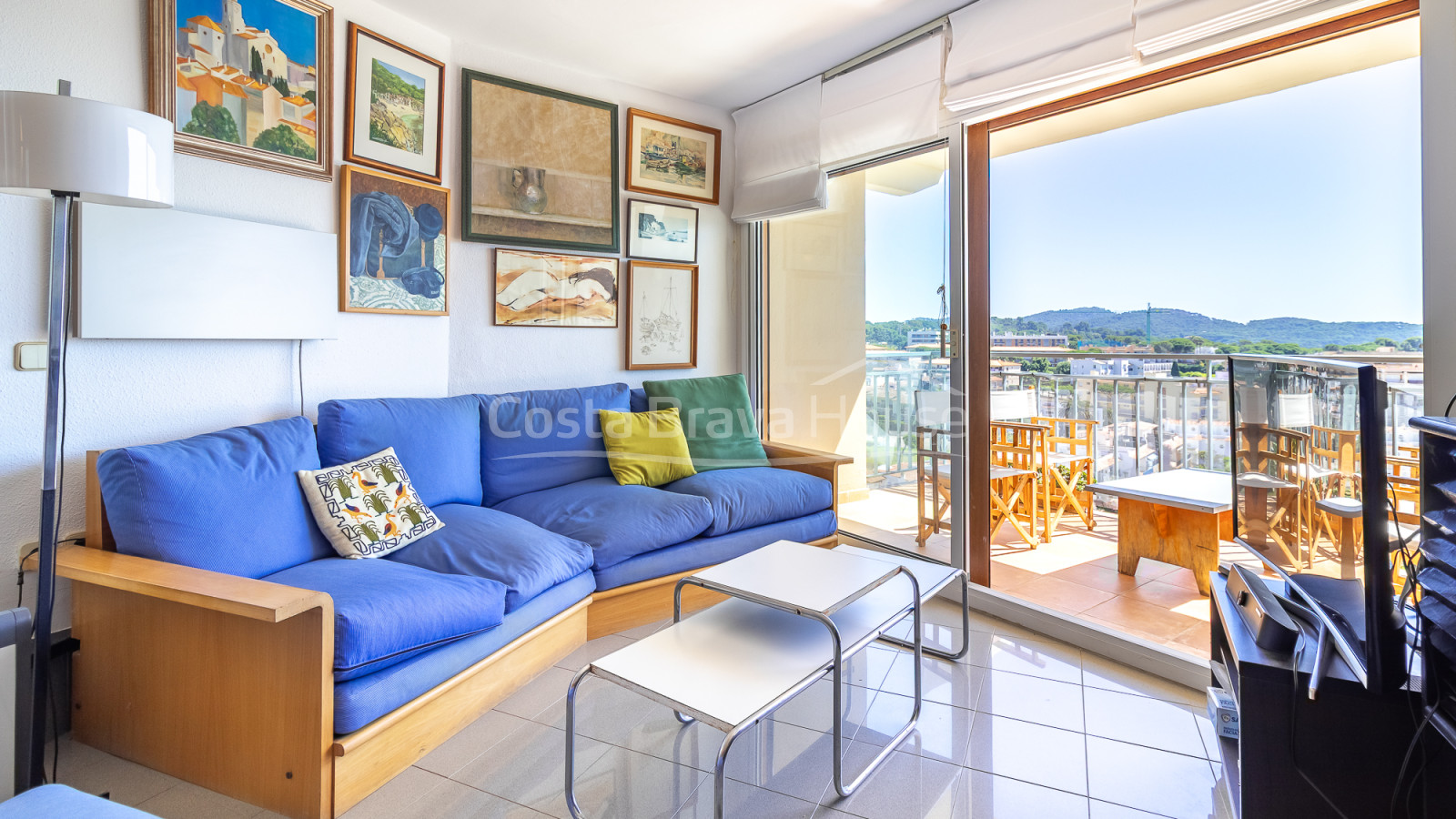 Penthouse aan zee in La Fosca met zeezicht, groot solarium en privéparkeerplaats