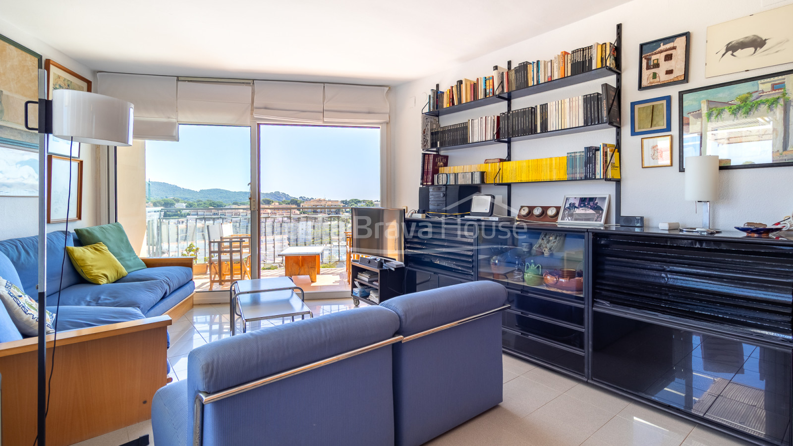 Penthouse aan zee in La Fosca met zeezicht, groot solarium en privéparkeerplaats