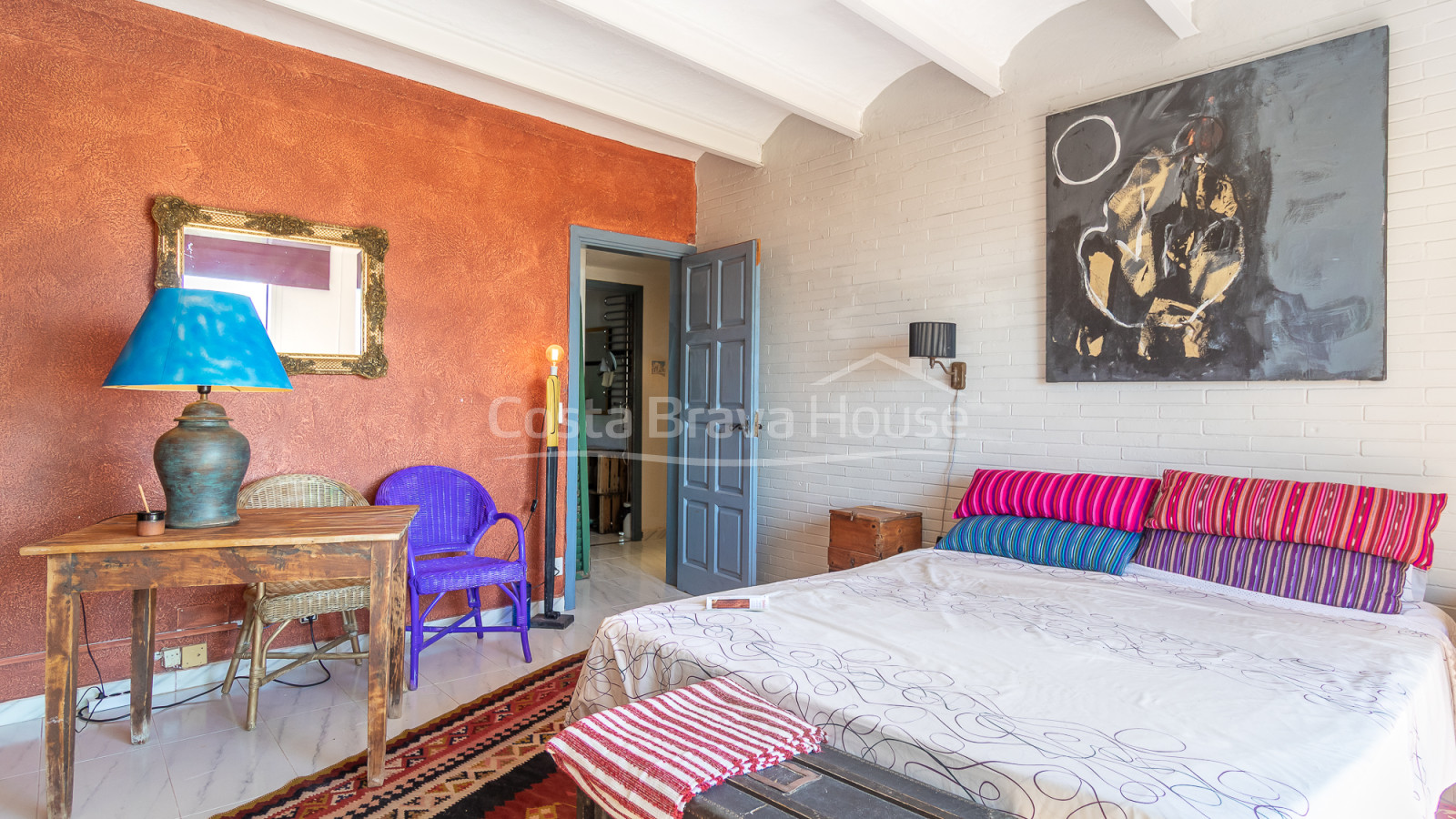 Appartement in het wooncomplex Cap Sa Sal, Begur, met privéterras en zeezicht