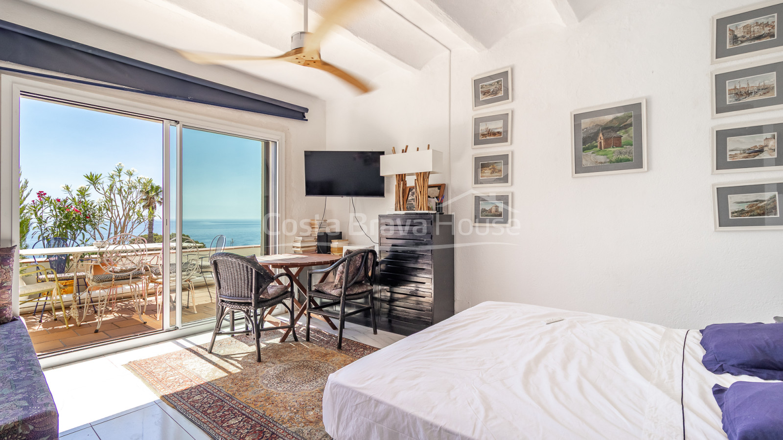 Appartement in het wooncomplex Cap Sa Sal, Begur, met privéterras en zeezicht