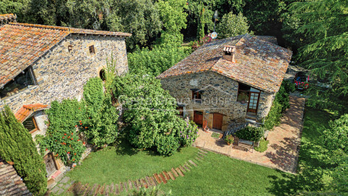 Historische boerderij in Sant Gregori met een landgoed van 9 hectare, middeleeuwse architectuur en volledige privacy