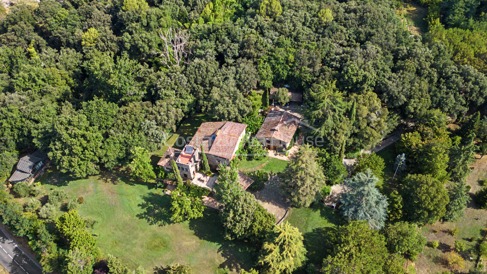 Historische boerderij in Sant Gregori met een landgoed van 9 hectare, middeleeuwse architectuur en volledige privacy