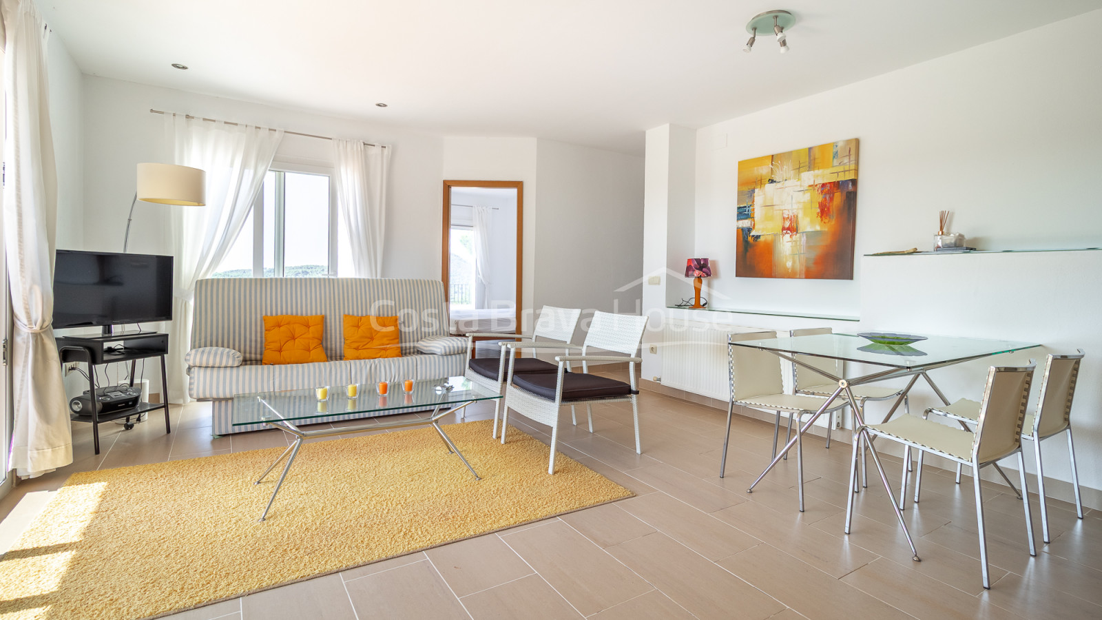 Maison à Pals divisée en trois appartements avec vue mer, piscine privée et terrasses